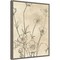 Vintage Wildflowers I by June Erica Vess 18-in. W x 24-in. H. Canvas Wall Art Print Framed in Grey